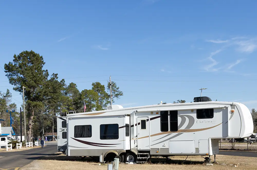 rv in a rv park