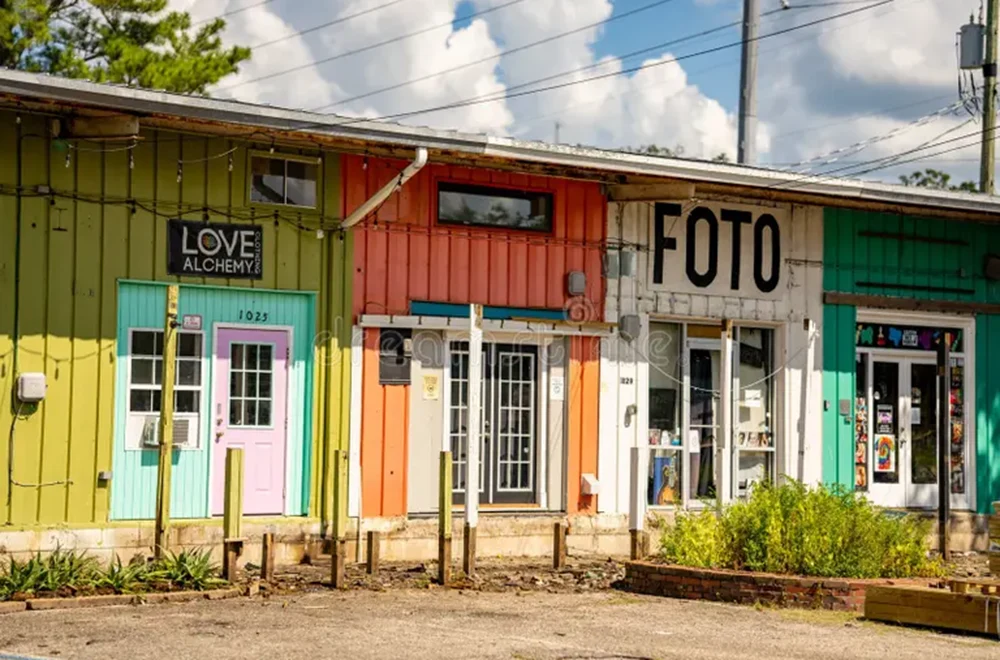 colorful buildings